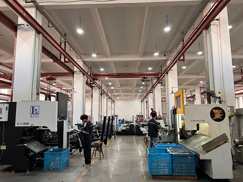 Laser cutting area